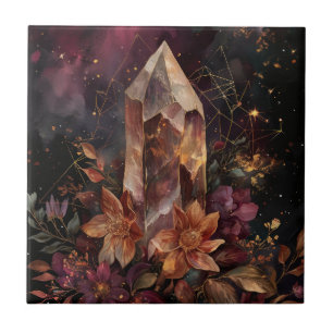 Dark Academia Amethyst Celestial Design Tile
