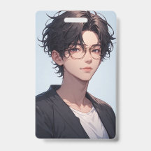 Dark Academia Anime Boy Portrait |