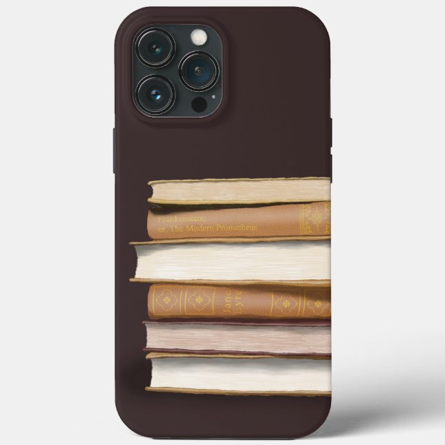 Dark Academia Antique Books Case-Mate iPhone Case (Back)
