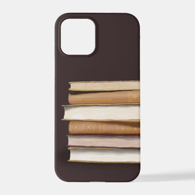 Dark Academia Antique Books iPhone Case (Back)
