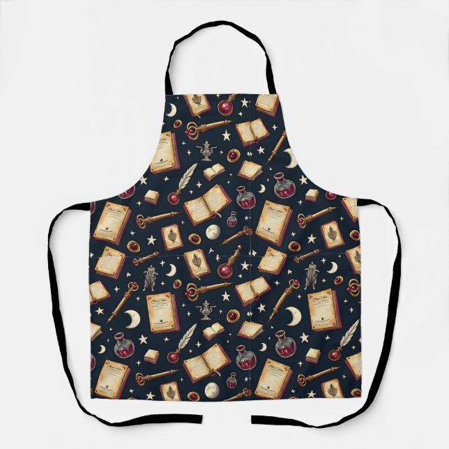 Dark Academia Apron – Cook in Style & Comfort (Front)