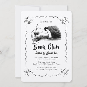 Dark Academia Book Club Invitation