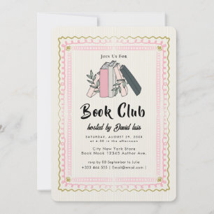Dark Academia Book Club Invitation
