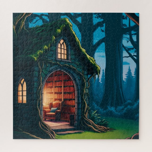 Dark Academia = Book Lover Gift Jigsaw Puzzle (Vertical)