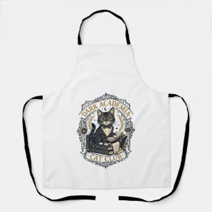 Dark Academia Cat Cat Dad Gift Idea - Dark Academi Apron