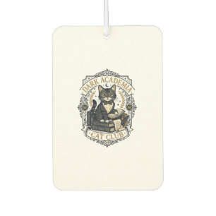 Dark Academia Cat Cat Dad Gift Idea - Dark Academi Car Air Freshener