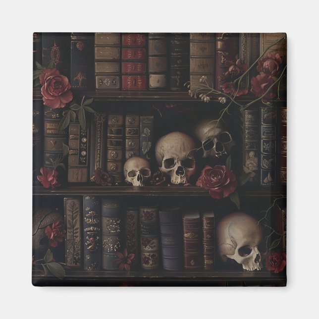 Dark Academia for Book Lovers Magnet (Front)