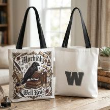 Dark Academia Gothic Raven Book Lover