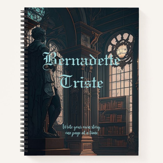 Dark Academia Library Books Vibes Name Sentiment  (Front)