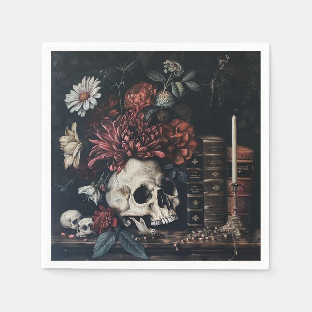 Dark Academia Napkin (Front)