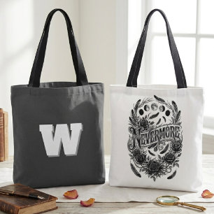 Dark Academia Raven Floral Bookish Gothic Gift Tote Bag