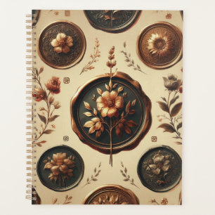 Dark Academia Stamp Vintage Gothic Philately  Planner