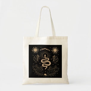 Dark Academia Tarot Card Sun Moon Crystals Witch A Tote Bag