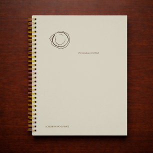 Dark Academia Wax Seal– Minimalist Vintage Library Planner