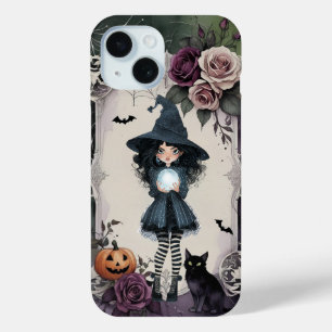 Dark Academia Witch Halloween Gothic iPhone 15 Case