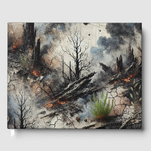 Dark Aesthetic Guest Book for Events