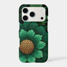Dark Aesthetic Wildflower iPhone 17 Pro Case