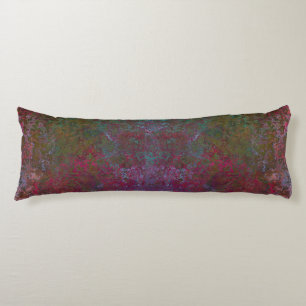 Dark Alcohol Ink Abstract Body Cushion