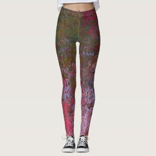 Dark Alcohol Ink Abstract Leggings