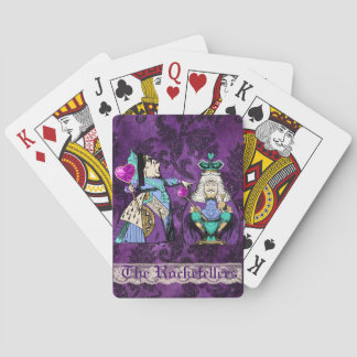 Dark Alice in Wonderland King & Queen Funny Playing Cards