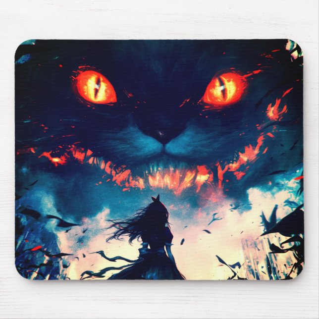 Dark Alice in Wonderland Mousepad (Front)