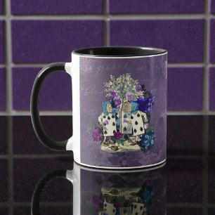 Dark Alice Rustic Deep Purple Mug