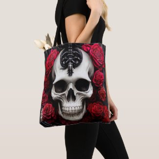 Dark and Gothic Skull and Roses