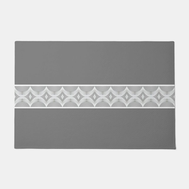 Dark and Light Grey Doormat (Front)