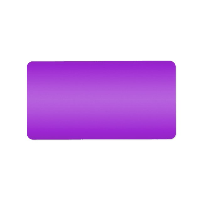 Dark and Light Purple Gradient - Violet Template Label (Front)