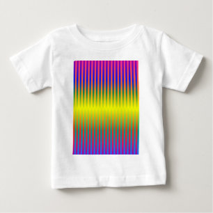 Dark and Light Rainbows (Stripes) Baby T-Shirt