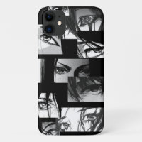 dark and white filter eyes anime girls