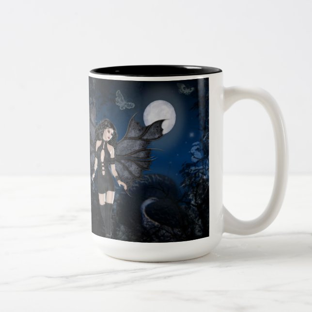 Dark Angel & Dark Night Series Two-Tone Coffee Mug (Right)