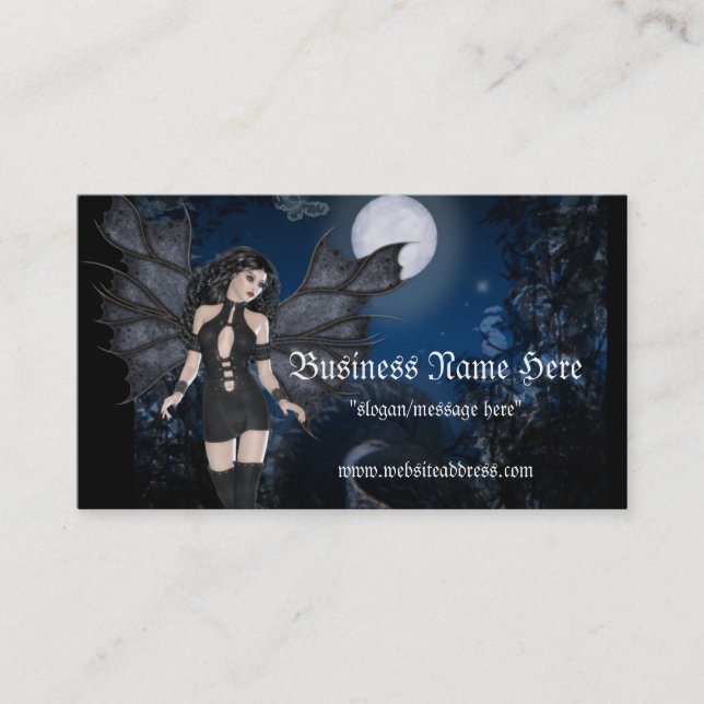 Dark Angel & Dark Night Vampire/Fantasy Biz Cards (Front)