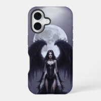 Dark Angel Gothic Moon – Mystical Fantasy Art