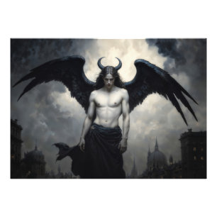 Dark Angel Lucifer Photo Print