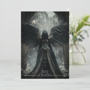 Dark Angel of Death Tarot Card Halloween Party
