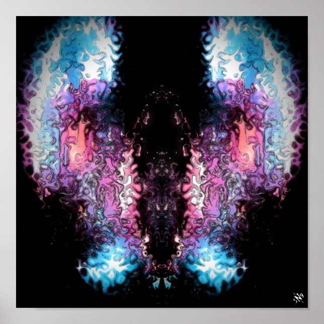 Dark angel v1 - patterns pareidolia poster (Front)