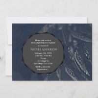 Dark Angel Wings Gothic Glam Party Invitations