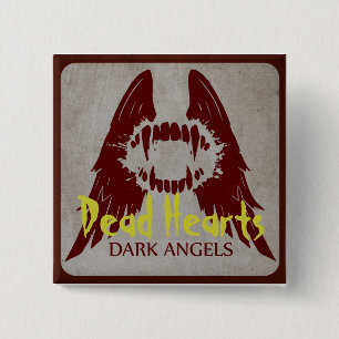 Dark Angels - Dead Hearts Novels 15 Cm Square Badge