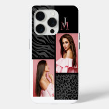 Dark Animal Print - Custom Photos & Monogram