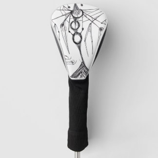 Dark Anime Fantasy Crow and Demon Art Golf Head Cover