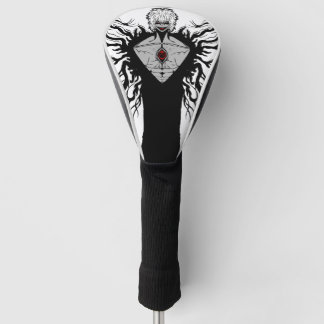 Dark Anime Fantasy Crow and Demon Art Golf Head Cover