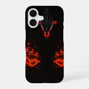 Dark Anime Fantasy Crow and Demon Art iPhone 16 Case