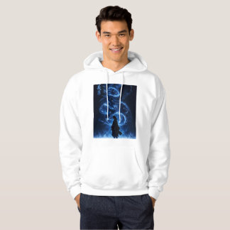 Dark Anime Figure Hoodie – Mystical Blue Dragon Sp