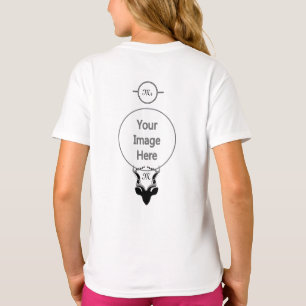 Dark Antelope Silhouette Monogram T-Shirt