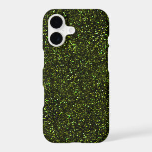 Dark Apple Green Glitter