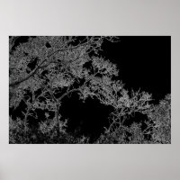 Dark Art Crows in a Tree poster by J.W. Fatherree.