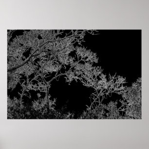 Dark Art Crows in a Tree poster by J.W. Fatherree.