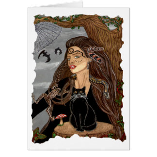 Dark Arts Sorceress Blank Card