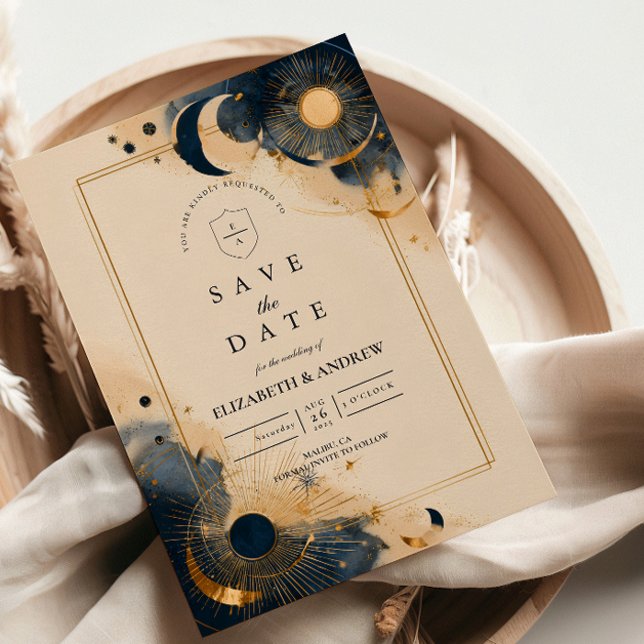 Dark Astrology Wedding Save The Date (Creator Uploaded)